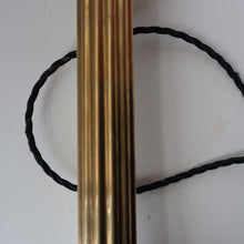 Load image into Gallery viewer, LARGE VINTAGE Brass Column Lamp with Stepped Plinth Base &amp; Corinthian Capital. WORKING
