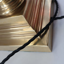 Load image into Gallery viewer, LARGE VINTAGE Brass Column Lamp with Stepped Plinth Base &amp; Corinthian Capital. WORKING
