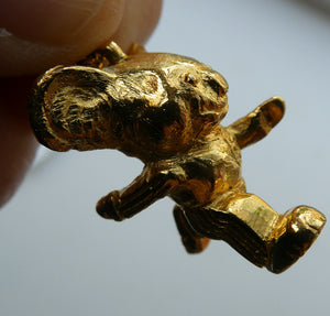 1980s Austriallian Team Official Mascot. Willy the Koala Gold Necklace