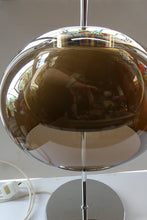 Load image into Gallery viewer, Vintage 1970s Space Age GUZZINI STYLE Table Lamp with Double Skinned Ball Shade  (B)
