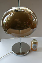 Load image into Gallery viewer, Vintage 1970s Space Age GUZZINI STYLE Table Lamp with Double Skinned Ball Shade  (A)
