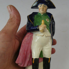 Load image into Gallery viewer, RARE 1850s Staffordshire Figurine of the Emperor Napoleon Holding a Baton
