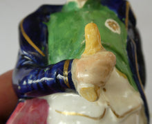 Load image into Gallery viewer, RARE 1850s Staffordshire Figurine of the Emperor Napoleon Holding a Baton

