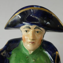 Load image into Gallery viewer, RARE 1850s Staffordshire Figurine of the Emperor Napoleon Holding a Baton
