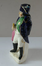 Load image into Gallery viewer, RARE 1850s Staffordshire Figurine of the Emperor Napoleon Holding a Baton
