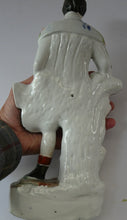 Load image into Gallery viewer, Large Staffordshire Flatback Figurine of the Scottish Poet Robert Burns
