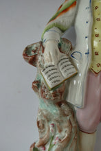 Load image into Gallery viewer, Large Staffordshire Flatback Figurine of the Scottish Poet Robert Burns
