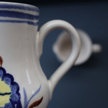 Load image into Gallery viewer, SCOTTISH POTTERY: 1960s BUCHAN Stoneware Two Jugs and One Small Platter. ALPINE Pattern
