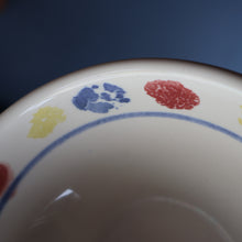 Load image into Gallery viewer, SCOTTISH POTTERY. 1980s Buchan Pottery Large Sugar Bowl. Decorated with the Rare &quot;New Town&quot; pattern 
