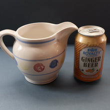 Load image into Gallery viewer, SCOTTISH POTTERY. 1980s Buchan Pottery Large Jug. Decorated with the Rare &quot;New Town&quot; pattern
