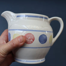 Load image into Gallery viewer, SCOTTISH POTTERY. 1980s Buchan Pottery Large Jug. Decorated with the Rare &quot;New Town&quot; pattern
