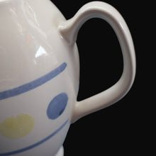 Load image into Gallery viewer, SCOTTISH POTTERY. Rare 1980s Buchan Pottery Coffee Pot. Decorated with the Rare &quot;New Town&quot; pattern 
