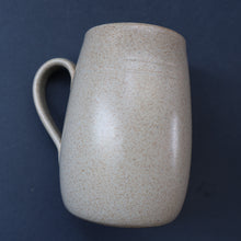 Load image into Gallery viewer, SCOTTISH POTTERY. Set of Four Large 1950s Buchan Plain Oatmeal Stoneware Tankard Shape Mugs. Each 5 inches in height
