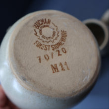 Load image into Gallery viewer, SCOTTISH POTTERY. Set of Four Large 1950s Buchan Plain Oatmeal Stoneware Tankard Shape Mugs. Each 5 inches in height
