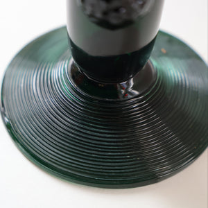SINGLE Small Bristol Green 18th Century Hand-Blown Glass Roemer. 4 1/2 inches high