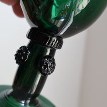 Load image into Gallery viewer, SINGLE Small Bristol Green 18th Century Hand-Blown Glass Roemer. 4 1/2 inches high
