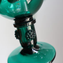 Load image into Gallery viewer, Antique Pair of Small Bristol Green 18th Century Hand-Blown Glass Roemers
