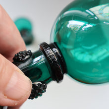 Load image into Gallery viewer, Antique Pair of Small Bristol Green 18th Century Hand-Blown Glass Roemers

