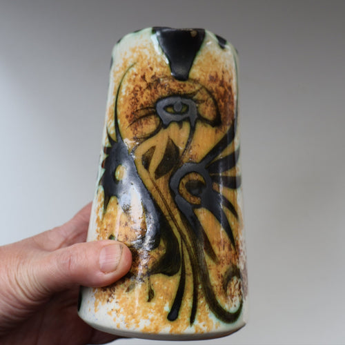 Vintage 1960s CORNISH Pottery Jug by Celtic Pottery (Newlyn) Phoenix Design