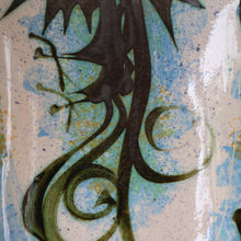 Load image into Gallery viewer, Collectable LARGE 1960s CORNISH Pottery Oblong Platter by Celtic Pottery (Newlyn) Phoenix Design. Height: 14 inches
