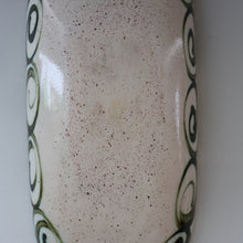 Load image into Gallery viewer, Collectable LARGE 1960s CORNISH Pottery Oblong Platter by Celtic Pottery (Newlyn) Phoenix Design. Height: 14 inches
