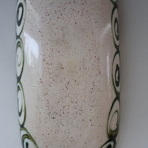 Collectable LARGE 1960s CORNISH Pottery Oblong Platter by Celtic Pottery (Newlyn) Phoenix Design. Height: 14 inches