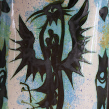 Load image into Gallery viewer, Collectable LARGE 1960s CORNISH Pottery Oblong Platter by Celtic Pottery (Newlyn) Phoenix Design. Height: 14 inches
