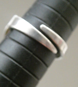 1960s GERMAN Silver Ring. Possibly designed by Franz Scheurle. UK Size S