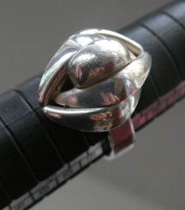 1960s GERMAN Silver Ring. Possibly designed by Franz Scheurle. UK Size S
