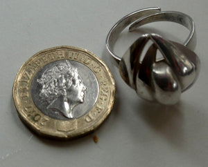 1960s GERMAN Silver Ring. Possibly designed by Franz Scheurle. UK Size S