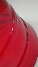 Load image into Gallery viewer, 1950s Ruby Red WHITEFRIARS LARGE Trail Vase. 8 Inches in height
