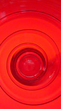 Load image into Gallery viewer, 1950s Ruby Red WHITEFRIARS LARGE Trail Vase. 8 Inches in height
