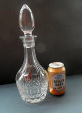 Load image into Gallery viewer, Vintage Decanter. Probably STUART Crystal. TEWKESBURY Pattern. Height 11 3/4 inches
