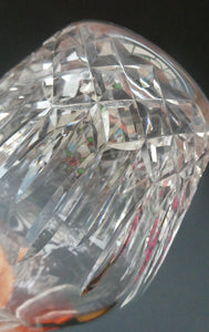 Vintage Decanter. Probably STUART Crystal. TEWKESBURY Pattern. Height 11 3/4 inches