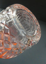 Load image into Gallery viewer, Vintage Decanter. Probably STUART Crystal. TEWKESBURY Pattern. Height 11 3/4 inches
