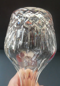 Vintage Decanter. Probably STUART Crystal. TEWKESBURY Pattern. Height 11 3/4 inches
