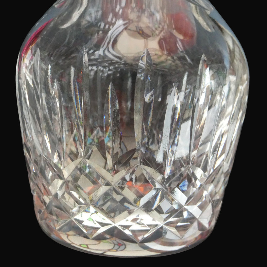 APPIN PATTERN. Vintage Edinburgh Crystal Decanter. Height 11 3/4 inches