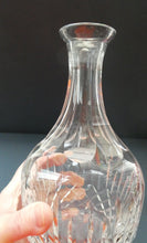 Load image into Gallery viewer, Vintage Decanter. Probably STUART Crystal. TEWKESBURY Pattern. Height 11 3/4 inches
