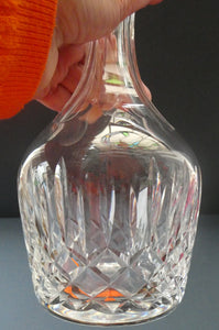 Vintage Decanter. Probably STUART Crystal. TEWKESBURY Pattern. Height 11 3/4 inches