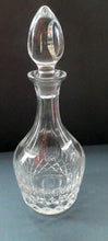 Load image into Gallery viewer, Vintage Decanter. Probably STUART Crystal. TEWKESBURY Pattern. Height 11 3/4 inches
