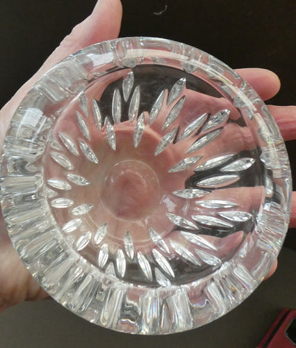 Pretty Little Pre-Loved Clear Crystal Glass Bowl Designed by Vera Wang for Wedgwood