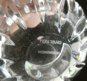 Pretty Little Pre-Loved Clear Crystal Glass Bowl Designed by Vera Wang for Wedgwood