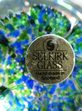 Load image into Gallery viewer, Pair of Early Scottish Selkirk Glass Paperweights Signed &amp; with original labels
