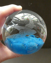 Load image into Gallery viewer, 1983 One Off Scottish Caithness Glass Paperweight 1984 by Dean Gill 
