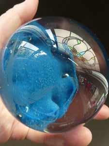 1983 One Off Scottish Caithness Glass Paperweight 1984 by Dean Gill 