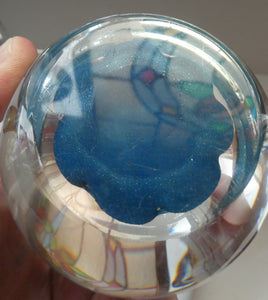 1983 One Off Scottish Caithness Glass Paperweight 1984 by Dean Gill 