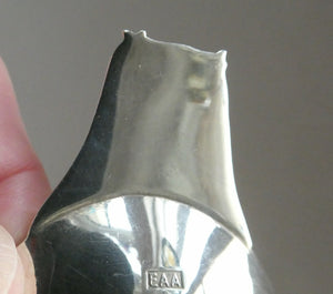 Fine Orkney Designer Silver Caddy Spoon. Dated 2003