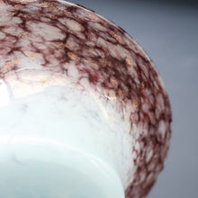 Load image into Gallery viewer, SCOTTISH GLASS. Fabulous 1920s Antique Monart Shallow Bowl with Rim. 5 3/4 inches

