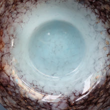 Load image into Gallery viewer, SCOTTISH GLASS. Fabulous 1920s Antique Monart Shallow Bowl with Rim. 5 3/4 inches

