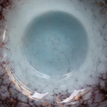 Load image into Gallery viewer, SCOTTISH GLASS. Fabulous 1920s Antique Monart Shallow Bowl with Rim. 5 3/4 inches

